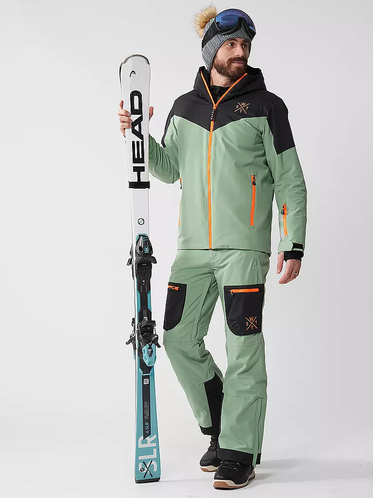 WATTS | Pantalon de ski Jib homme | Vert clair