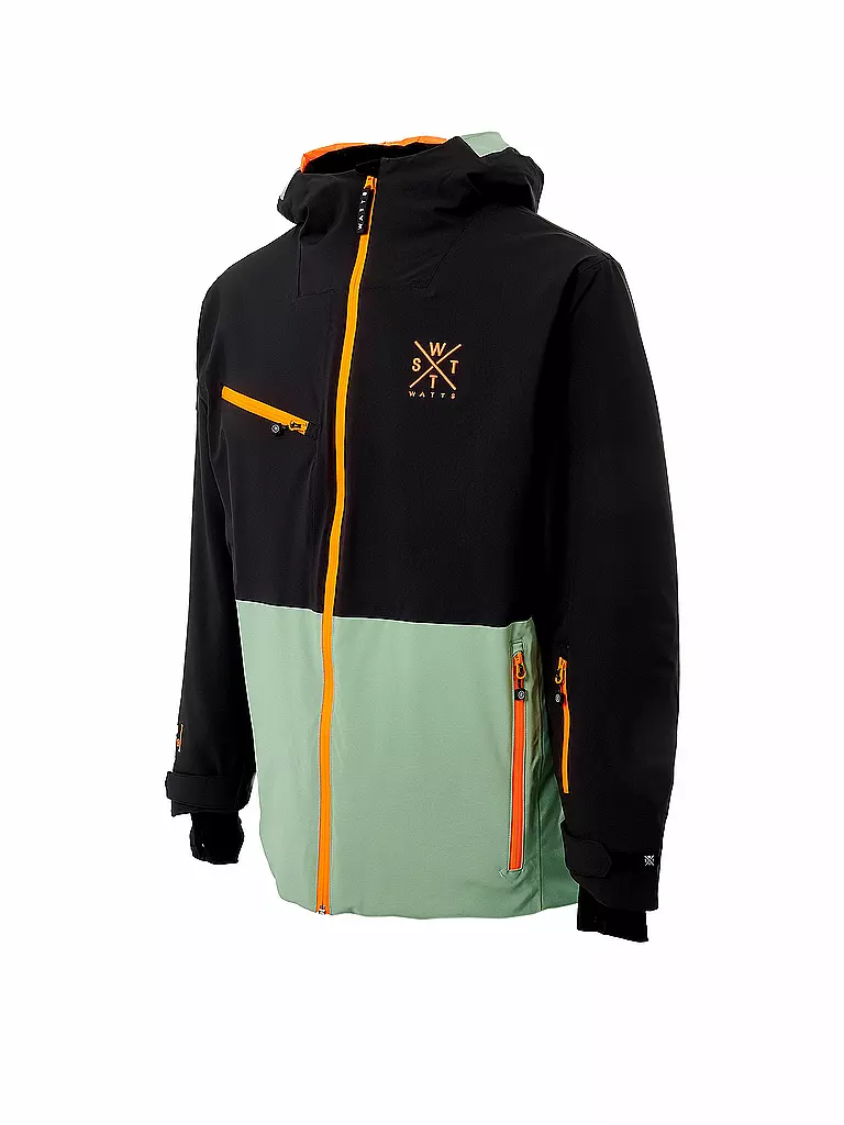 WATTS | Veste de ski homme X-Regular | Noir