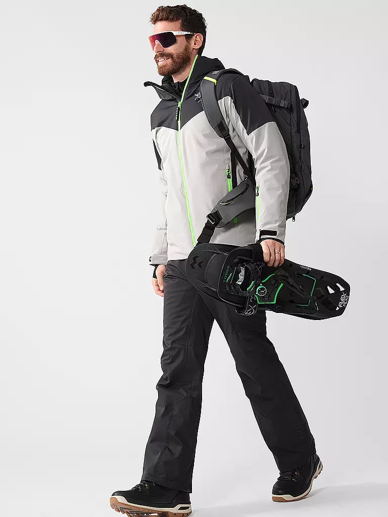 WATTS | Veste de ski Storm pour hommes | Gris clair
