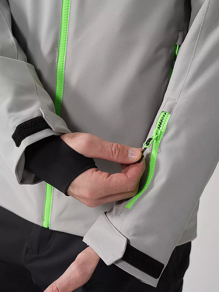 WATTS | Veste de ski Storm pour hommes | Gris clair