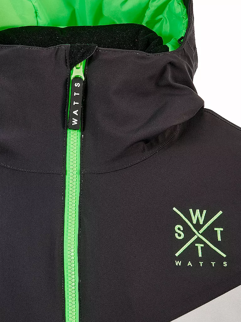 WATTS | Veste de ski Storm pour hommes | Gris clair