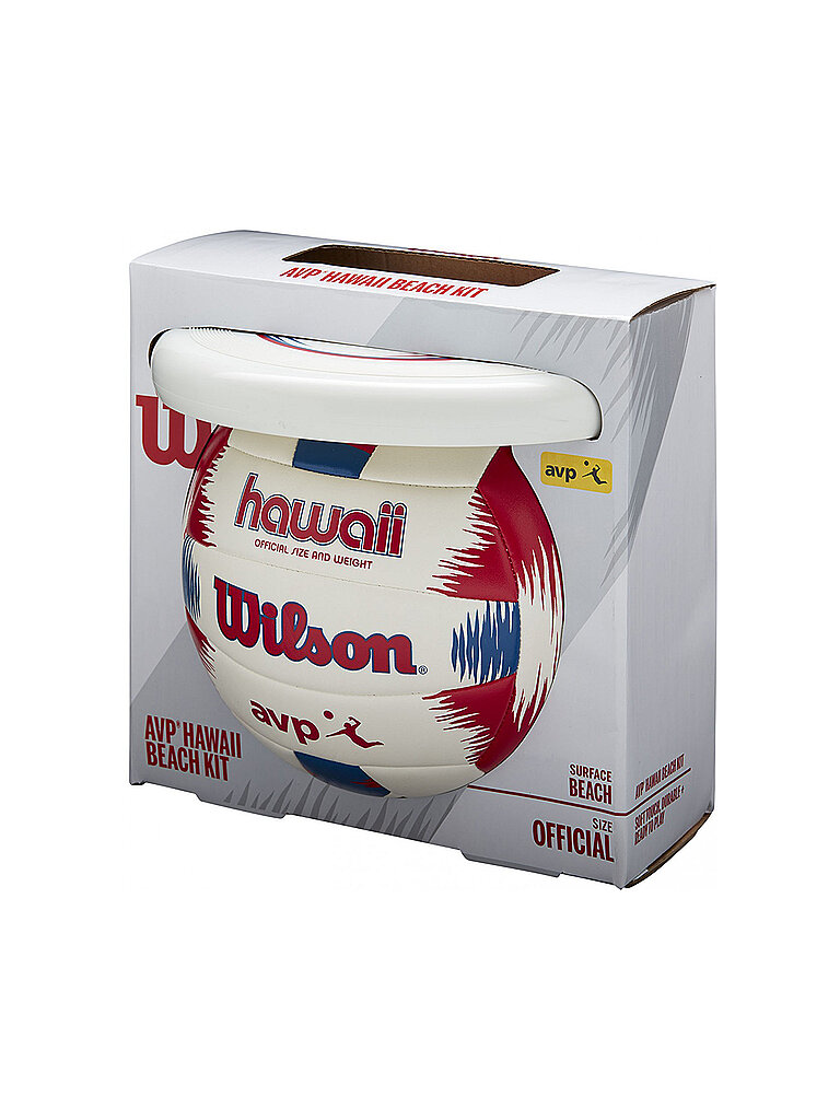 Beachvolleyball AVP Hawaii Beach Kit blanc