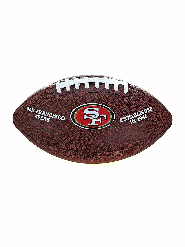 WILSON | American Football NFL Lizenzball San Francisco 49ers | Marron