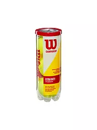 WILSON | Balles de tennis Championship, boîte de 3 | Jaune