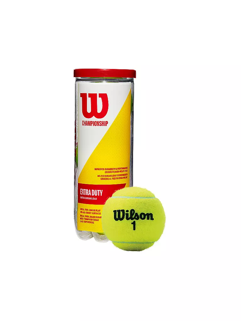 WILSON | Balles de tennis Championship, boîte de 3 |