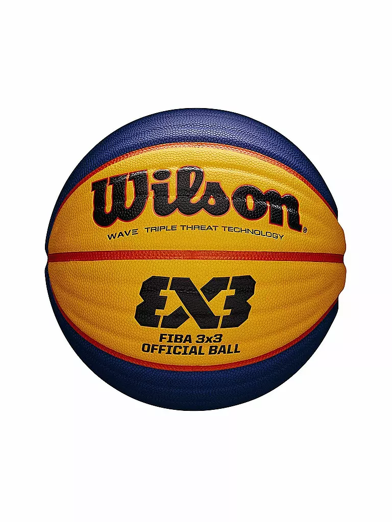 WILSON | Ballon de basketball de jeu officiel FIBA 3x3 | Bleu