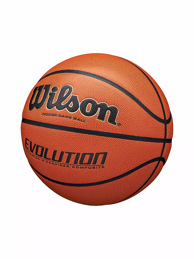 WILSON | Ballon de basketball Evolution pour jeu en salle | Marron