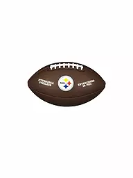 WILSON | Ballon de football américain NFL sous licence Pittsburgh Steelers | Marron