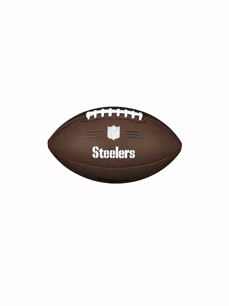 WILSON | Ballon de football américain NFL sous licence Pittsburgh Steelers | Marron