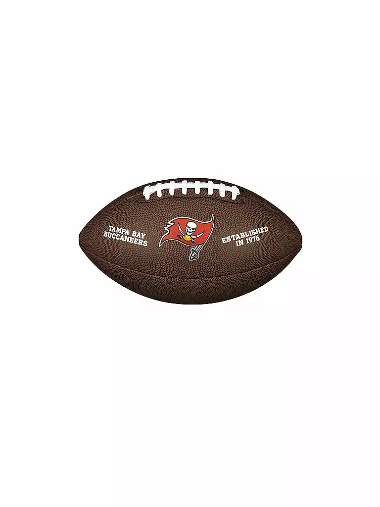 WILSON | Ballon de football américain NFL sous licence Tampa Bay Buccaneers | Marron