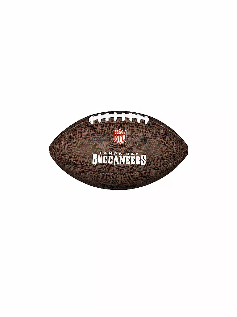 WILSON | Ballon de football américain NFL sous licence Tampa Bay Buccaneers | Marron