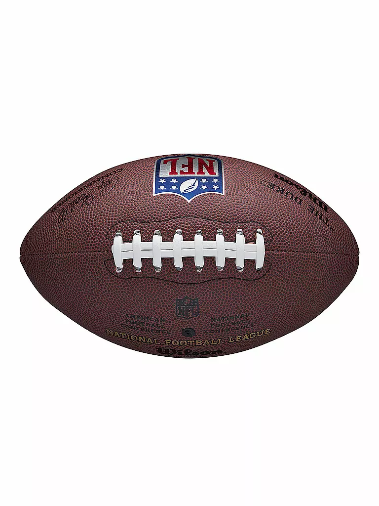 WILSON | Ballon de match réplique de football américain NFL The Duke | Marron