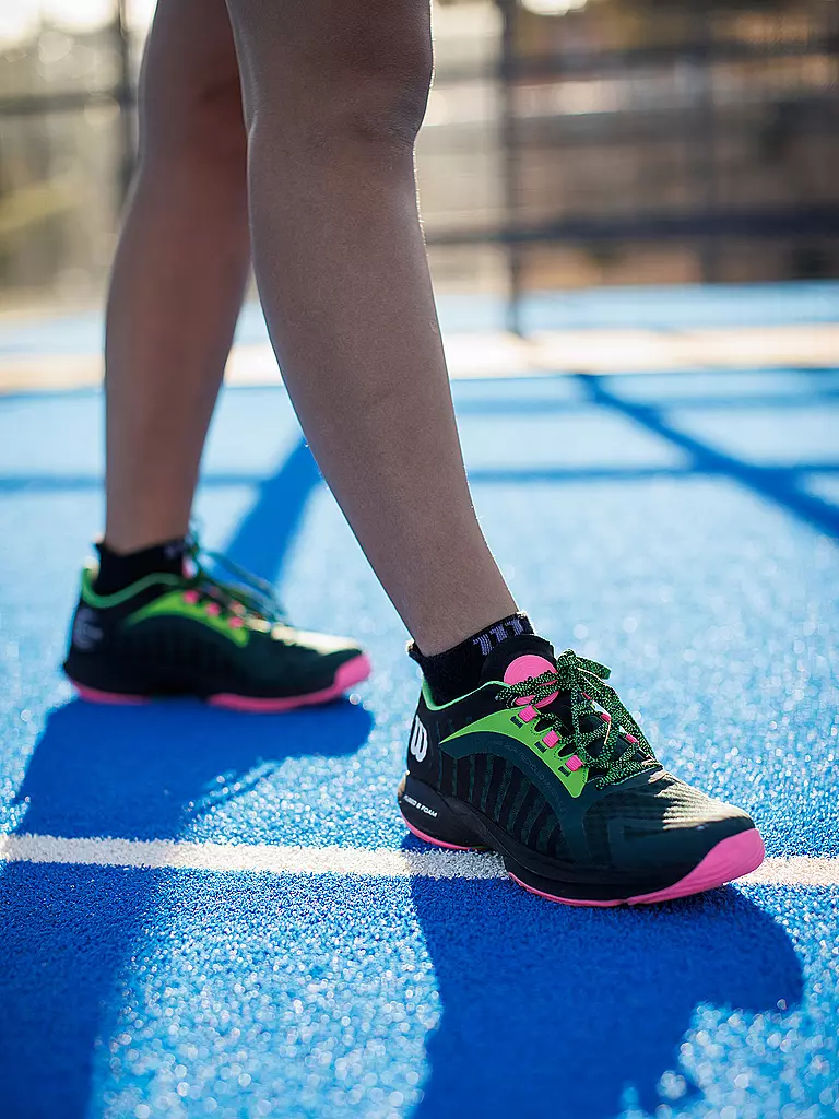 WILSON | Chaussures de padel pour femmes Hurakn Pro | Multicolore
