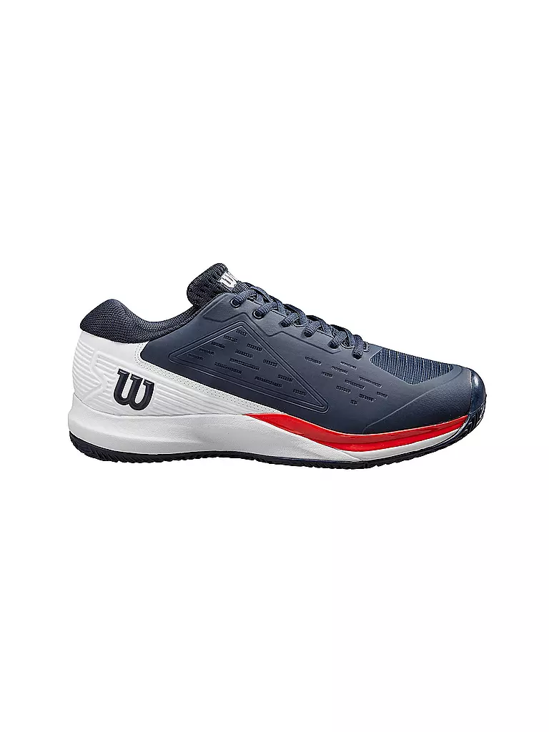 WILSON | Chaussures de tennis pour hommes Rush Pro Ace Clay | Bleu foncé
