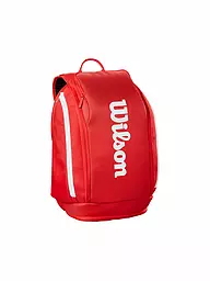 WILSON | Sac à dos de tennis Super Tour Red Collection | Rouge