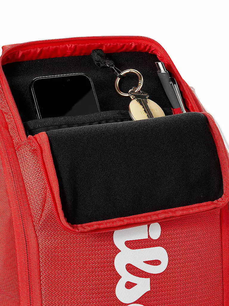 WILSON | Sac à dos de tennis Super Tour Red Collection |