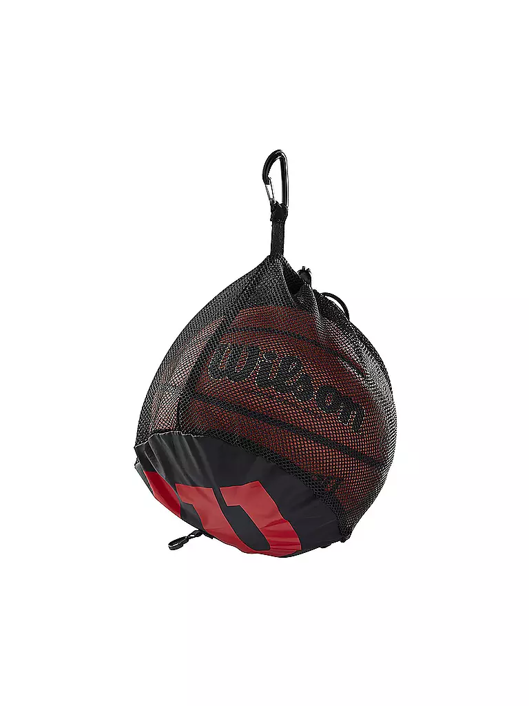 WILSON | Sac de basketball pour 1 ballon | Noir