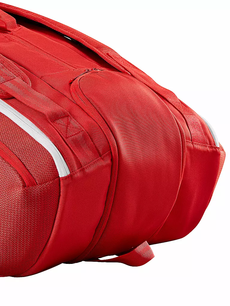 WILSON | Sac de tennis Super Tour Red Collection 12 raquettes |