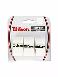 WILSON | Surgrips de tennis Pro White 3 pièces | Blanc
