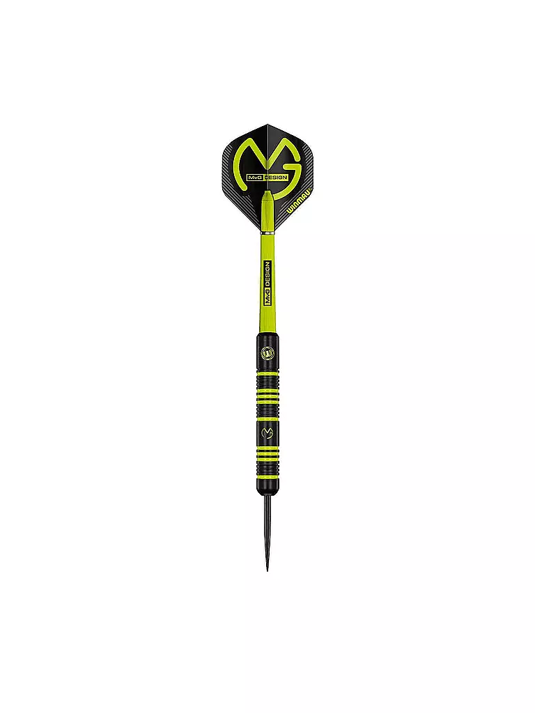 WINMAU | Fléchettes Steeldart MvG Ambition 22g | Noir