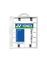 YONEX | Overgrips de tennis Super Grap, paquet de 12 | Blanc