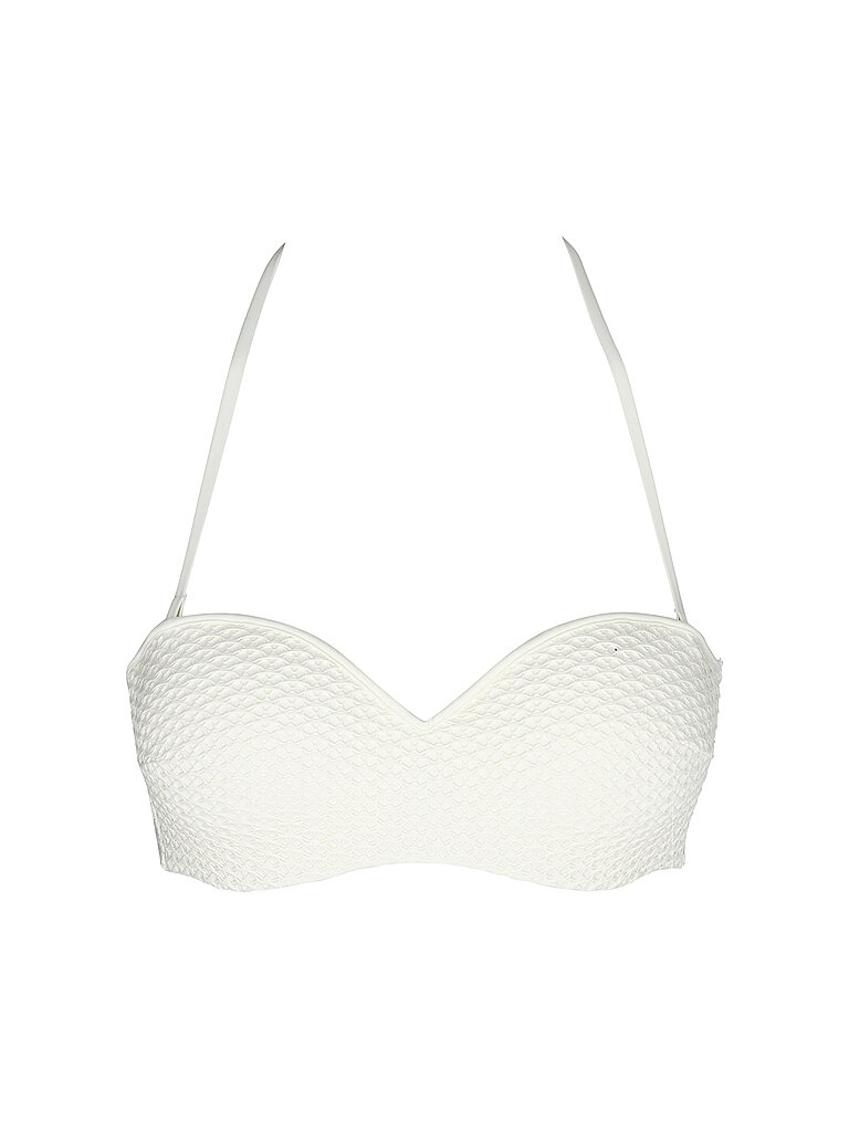 Damen Bikinioberteil Bandeau crème 80C