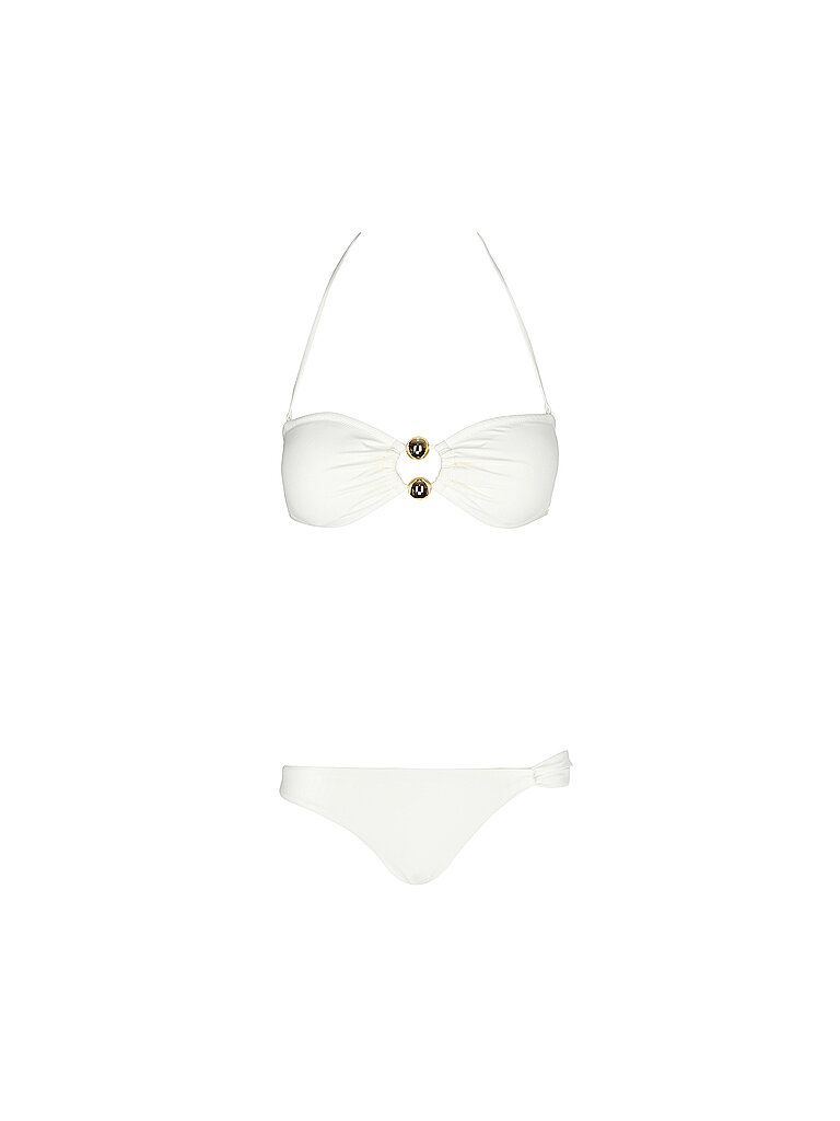 Damen Bikinioberteil Bandeau crème 75B