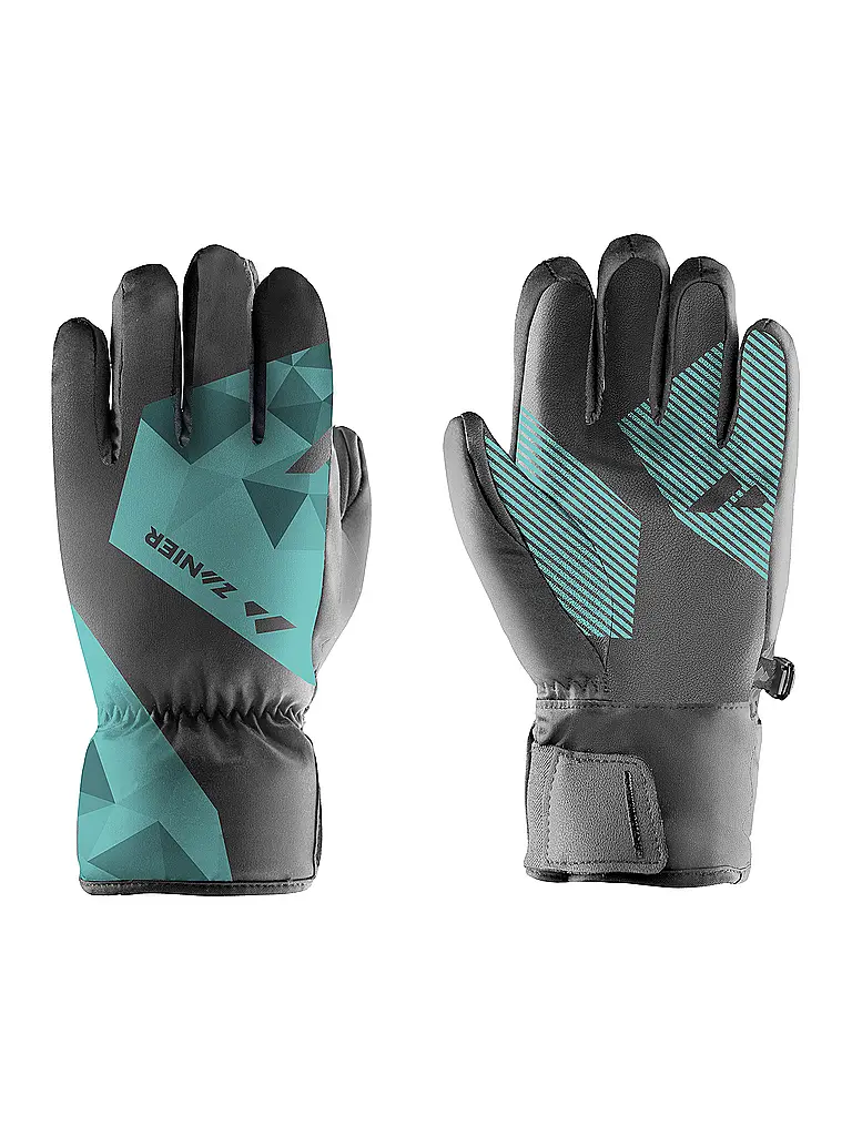 ZANIER | Gants de ski enfant SILLIAN.STX 2.0 | Turquoise
