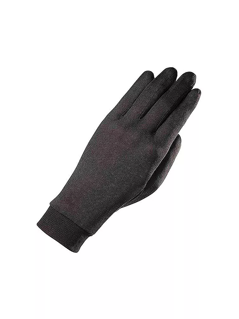ZANIER | Gants en soie Silk | Noir