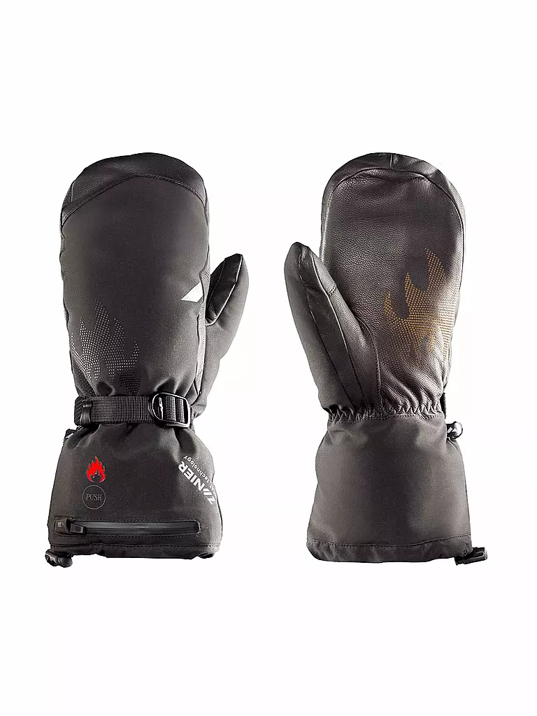 ZANIER | Mouffles chauffantes Hot.stx pour femmes | Noir