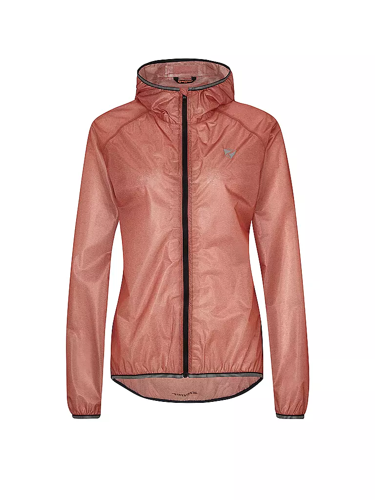 ZIENER | Damen Regejacke Natina Hoodie | Corail