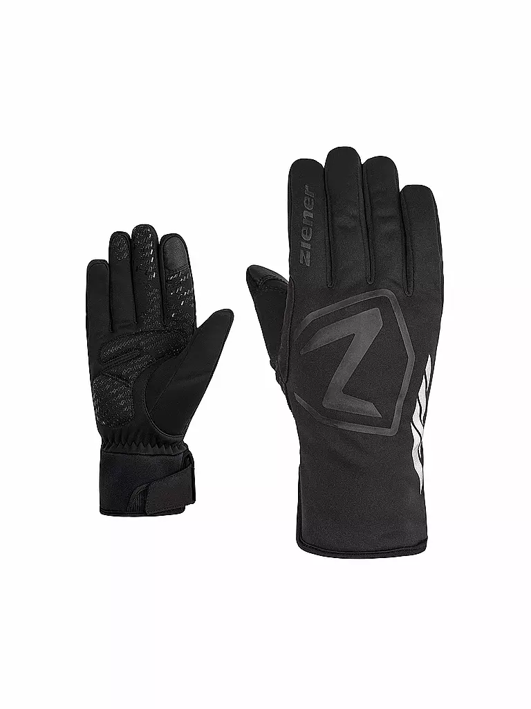 ZIENER | Gants de cyclisme d'hiver DAQUA AS® TOUCH | Noir