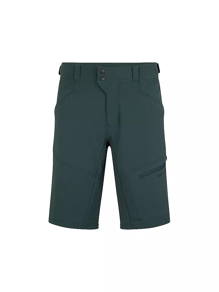 ZIENER | Short de cyclisme pour homme Nelat X-Funktion | Vert foncé