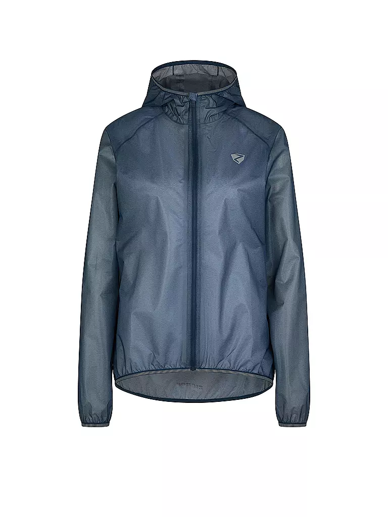 ZIENER | Veste de pluie pour femmes Natina à capuche | Bleu foncé